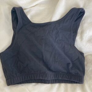 Back Beat Co. Black Reversible Crop Top